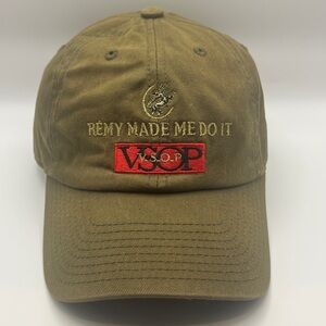 Rémy Made Me Do It Olive Baseball Cap - Embroidered VSOP Logo